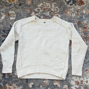 Free People Cream Sweater